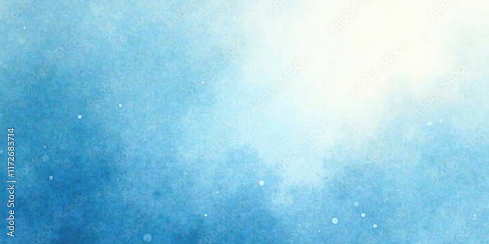 Serene Blue Watercolor Background Soft Hues and Gentle Light Serene Blue Watercolor Background Soft Hues and Gentle Light