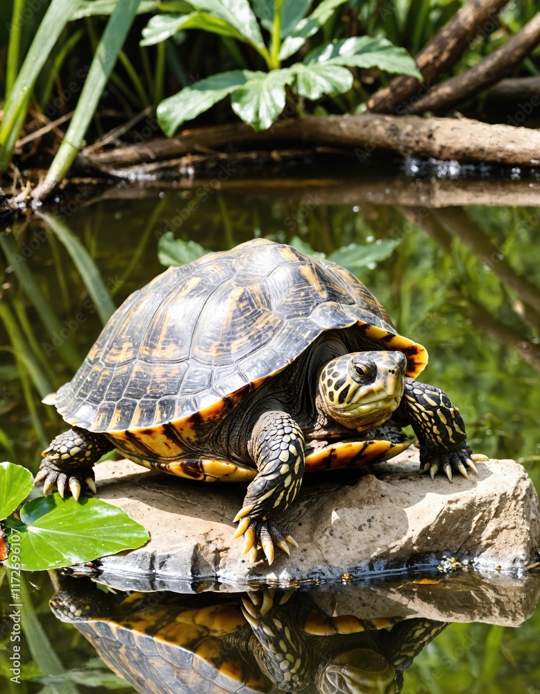 Fototapeta premium Turtle On Ground