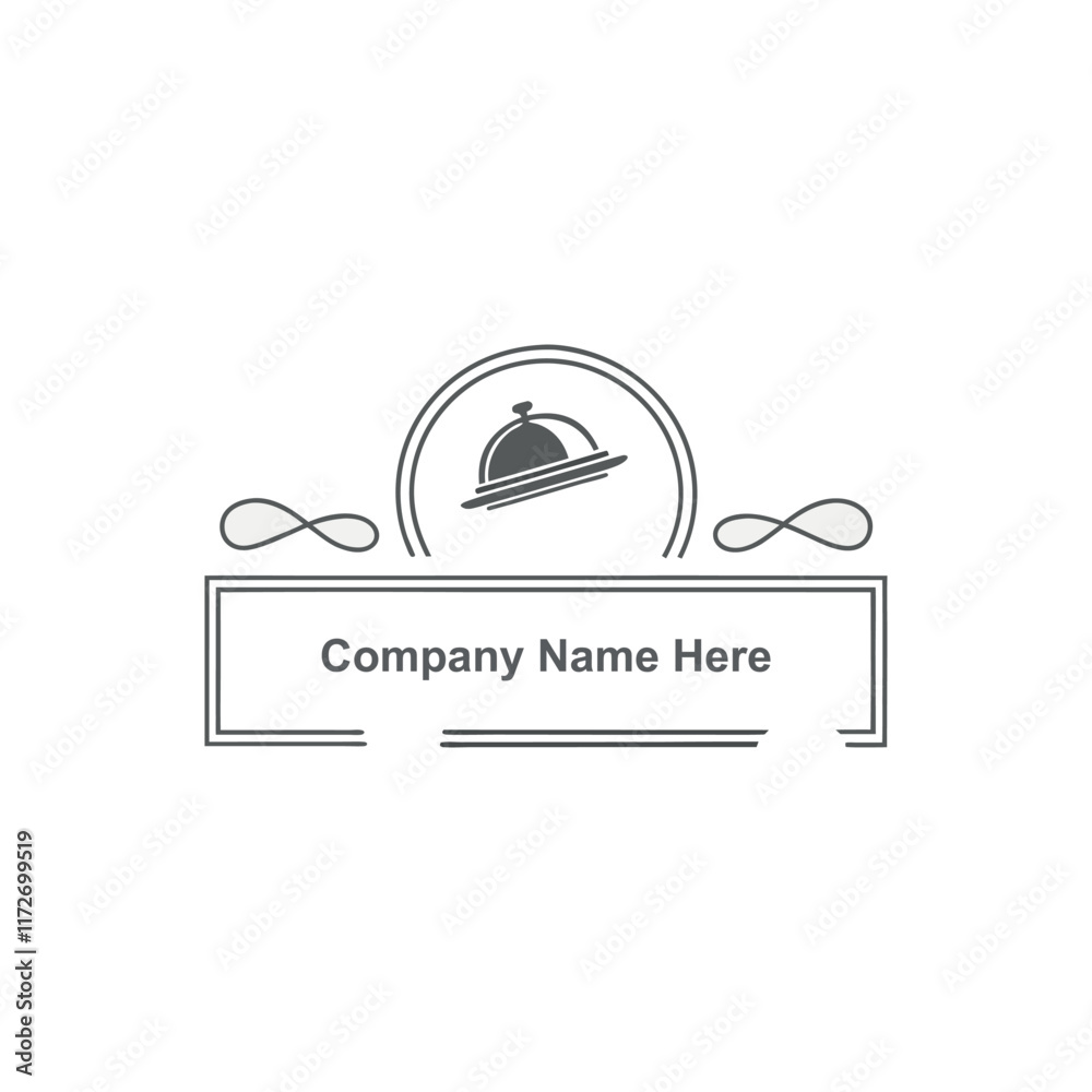 Fototapeta premium Restaurant logo