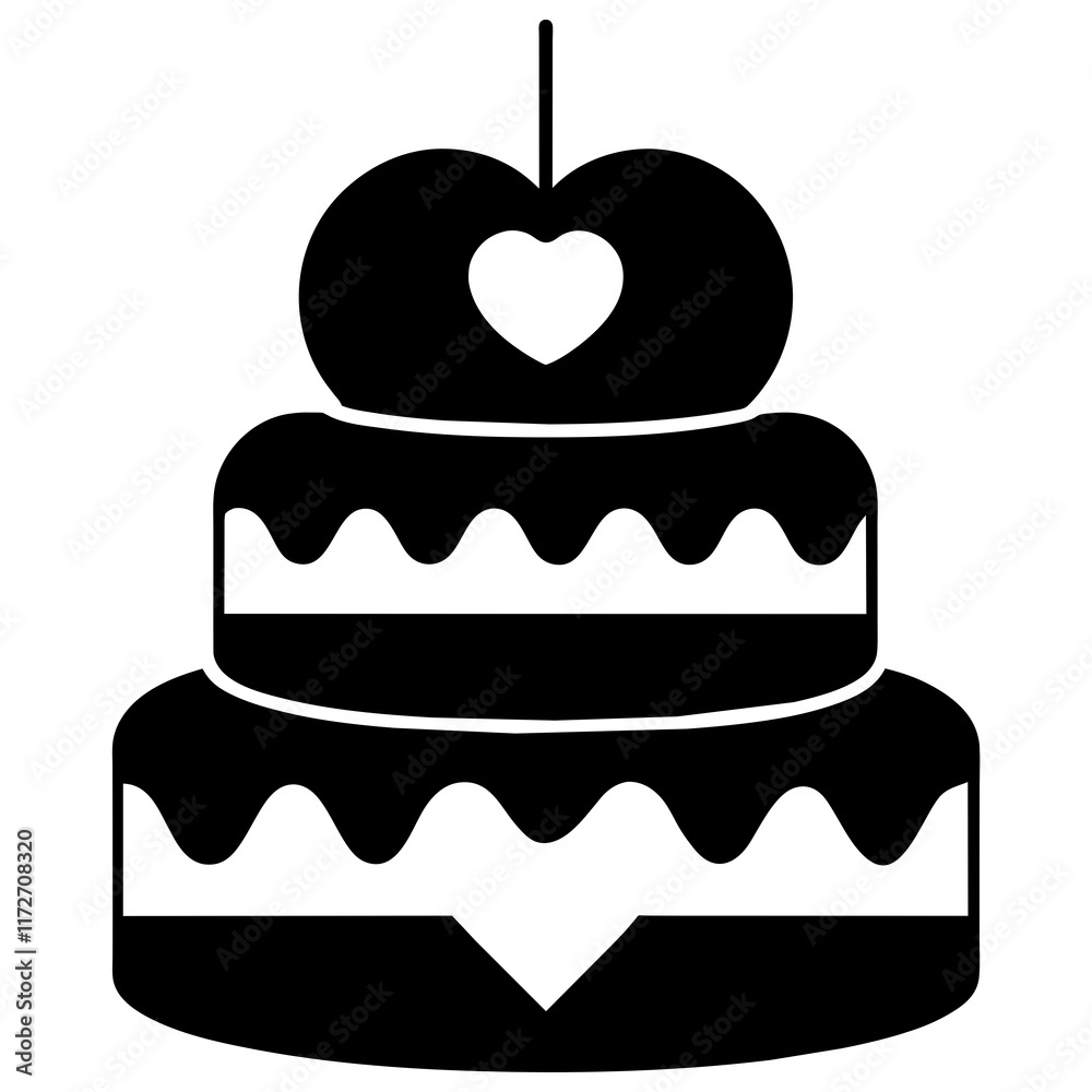 cake with cherry cake with cherry