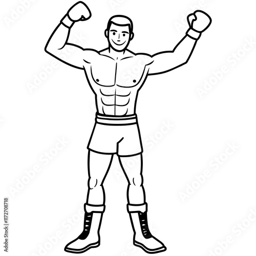 illustration of a boxer