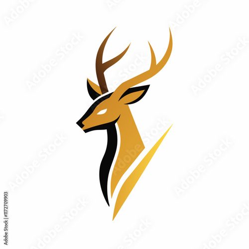 deer head vector