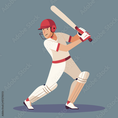baseball player hitting ball