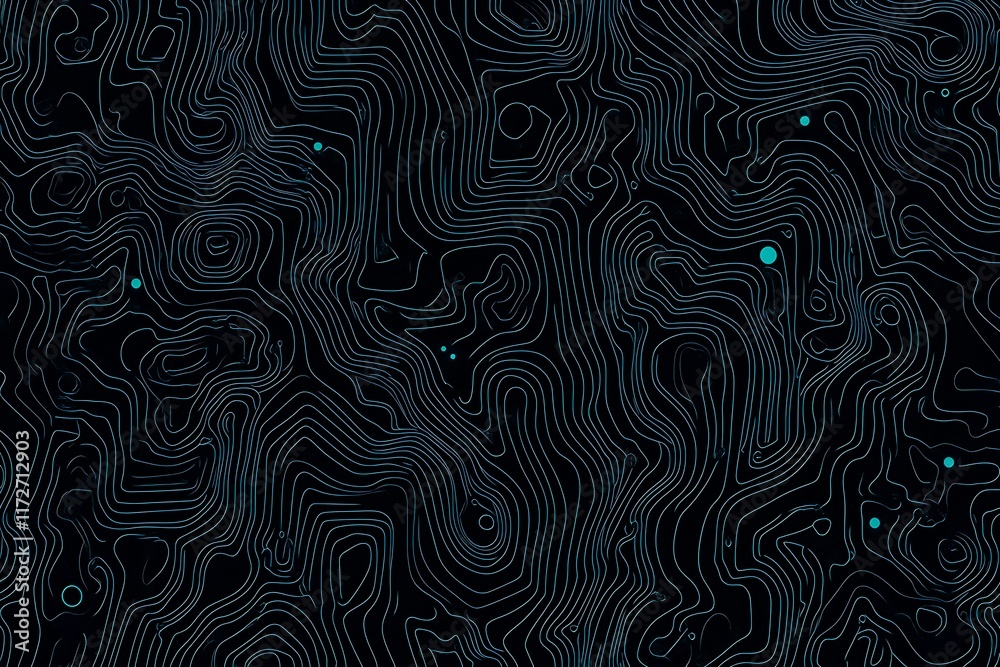 Abstract close-up of a glowing blue digital circuit board, showcasing intricate connections and technological design on a black background.
