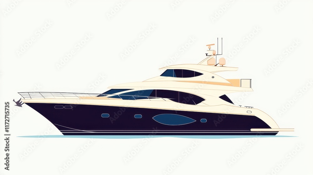 Luxurious Yacht Design with Sleek Lines for Elegant Marine Adventures and Leisure Travel Luxurious Yacht Design with Sleek Lines for Elegant Marine Adventures and Leisure Travel