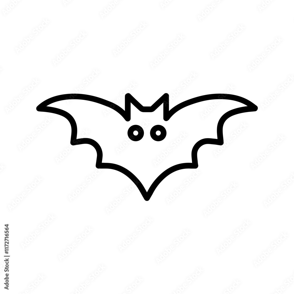 Bat Vector Icon Bat Vector Icon