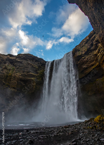 waterfall in Iceland