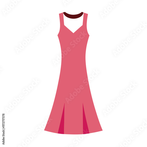 pink nightdress, nightie on transparent background