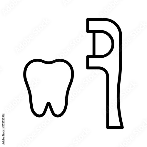 Dental Floss Vector Icon