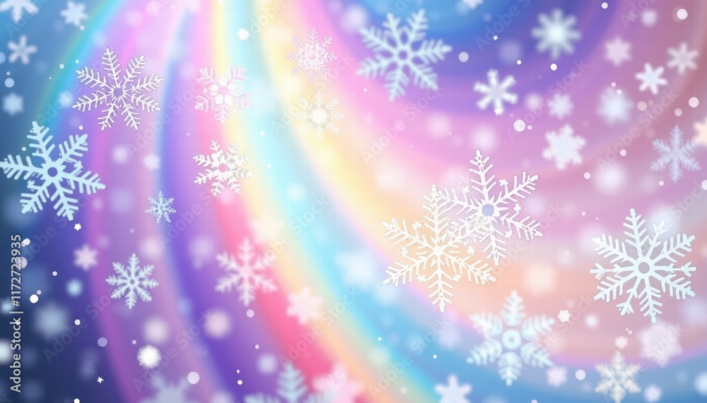 Abstract Christmas background with snowflakes and festive winter decorations in blue tones Abstract Christmas background with snowflakes and festive winter decorations in blue tones