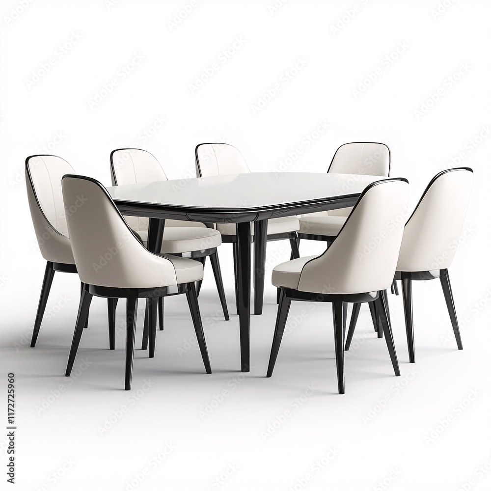 Obraz premium modern dining table