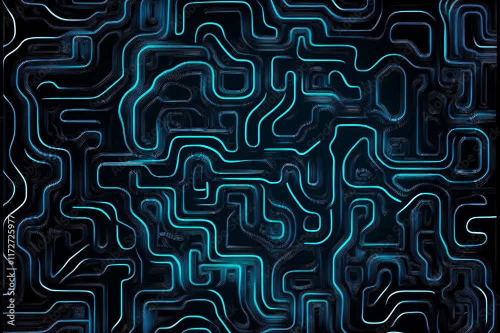 Abstract close-up of a glowing blue digital circuit board, showcasing intricate connections and technological design on a black background.
Abstract close-up of a glowing blue digital circuit board, showcasing intricate connections and technological design on a black background.