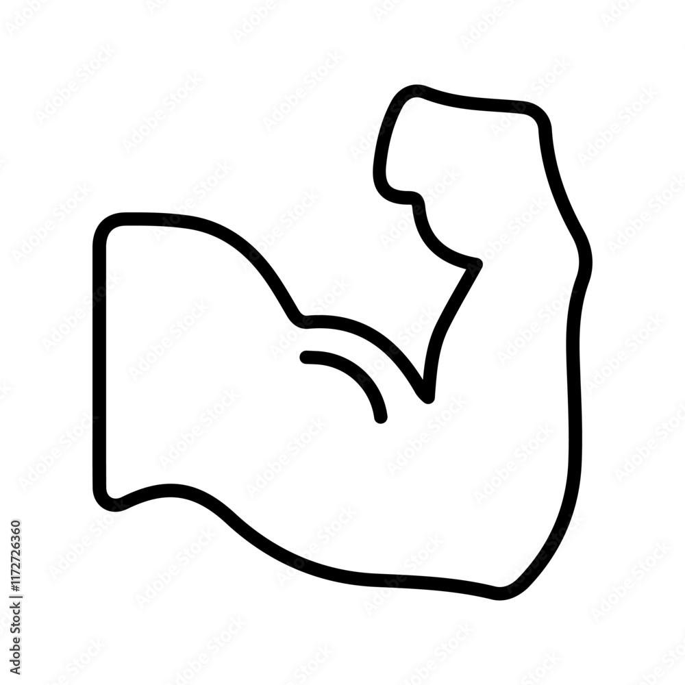 Muscle Vector Icon Muscle Vector Icon