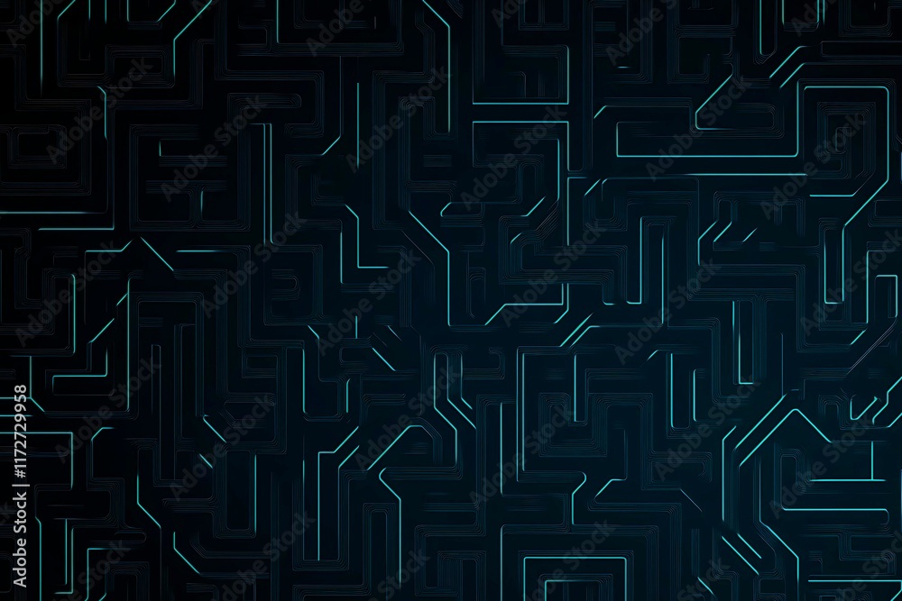 Abstract close-up of a glowing blue digital circuit board, showcasing intricate connections and technological design on a black background.
Abstract close-up of a glowing blue digital circuit board, showcasing intricate connections and technological design on a black background.