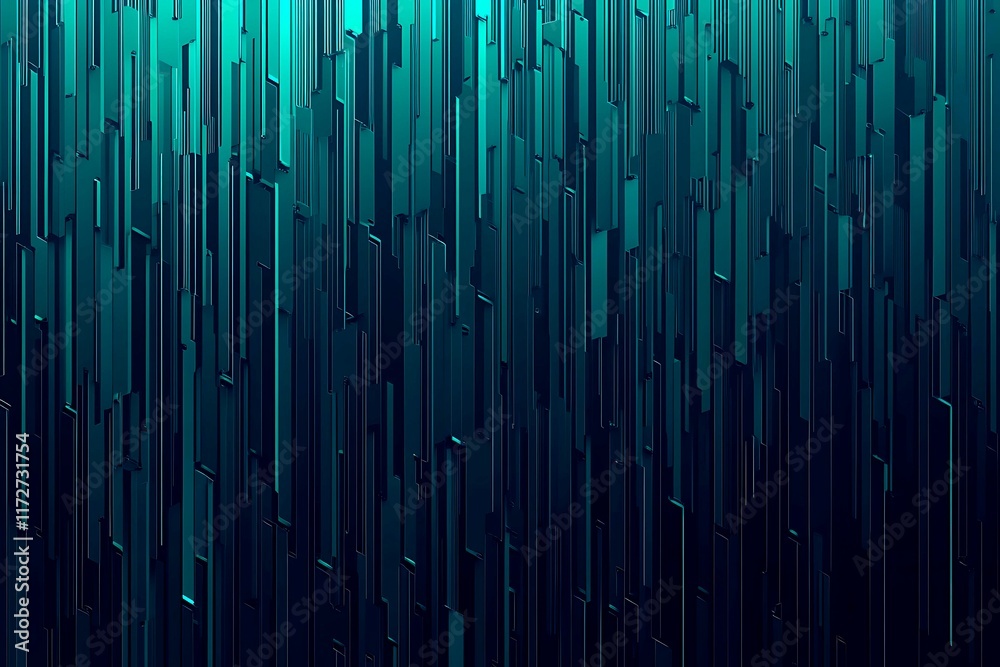 Abstract close-up of a glowing blue digital circuit board, showcasing intricate connections and technological design on a black background.
