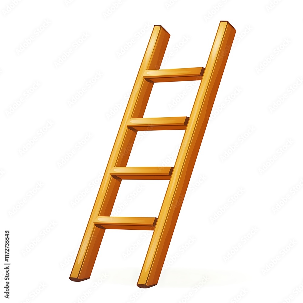 ladder icon simple white background vector ladder icon simple white background vector