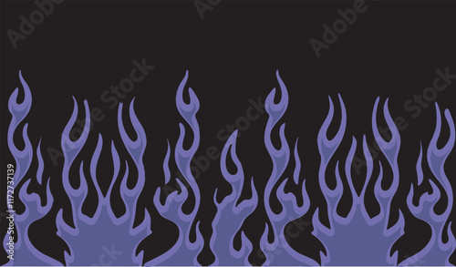 Purple Fire Illustration – Stunning Artwork Featuring Vibrant Purple Flames, Dynamic Motion, and Intense Energy, Perfect for Creative Designs, Fantasy Art, Graphic Projects, and Unique Artistic Expres