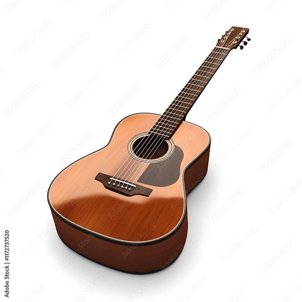 Fototapeta premium guitar icon simple white background vector
