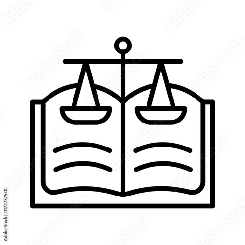 American Constitution Vector Icon