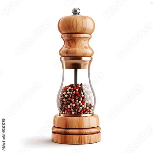 pepper grinder icon simple white background vector