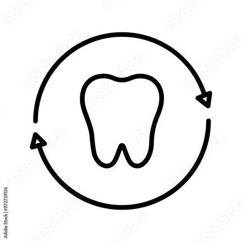 Dental Restoration Vector Icon