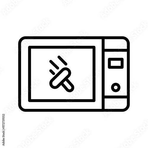 Oven Cleaner Vector Icon