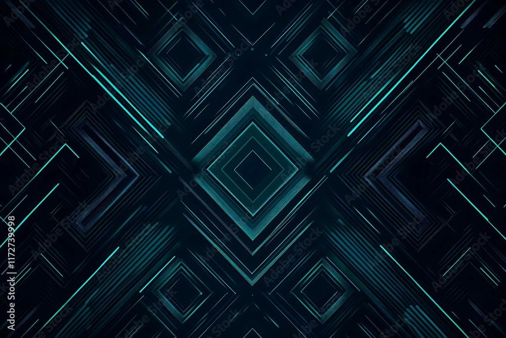 Abstract close-up of a glowing blue digital circuit board, showcasing intricate connections and technological design on a black background.
