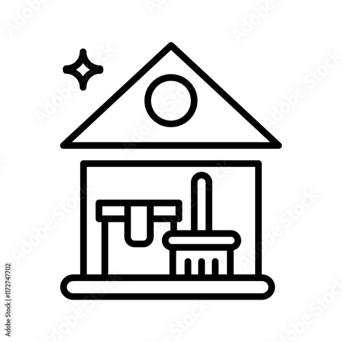 Spring Cleaning Vector Icon