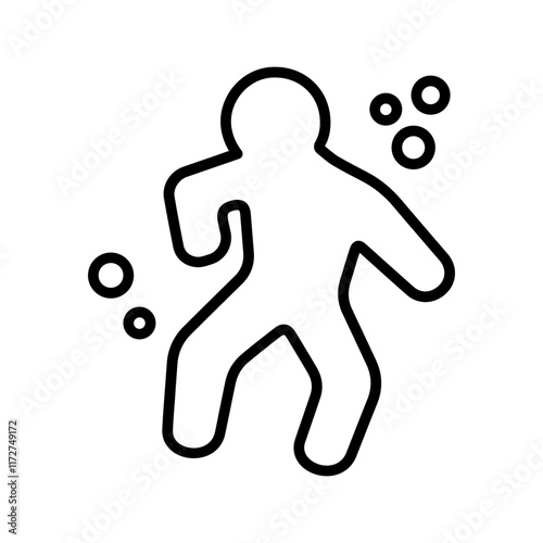 Crime Victim Vector Icon