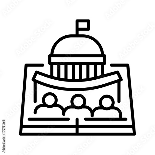 American History Vector Icon