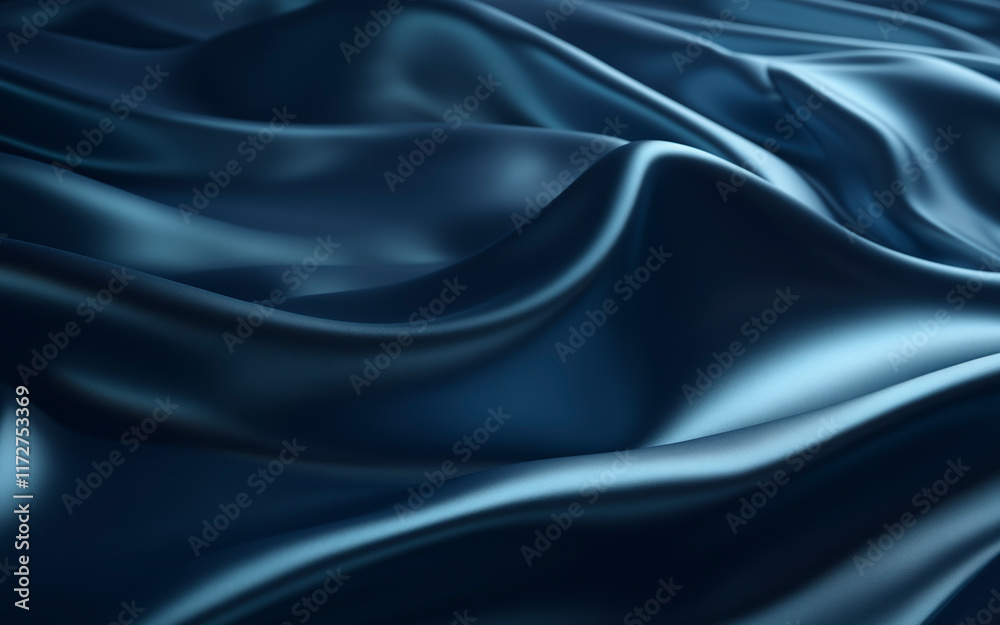 Fototapeta premium Fondo de tejido azul de calidad premium con textura delicada y resistente.