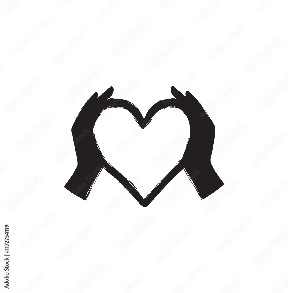 Fototapeta premium heart with a ribbon Vector