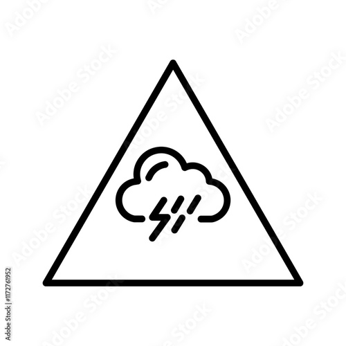 Weather Warning Vector Icon