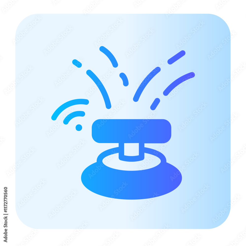 Fototapeta premium Sprinkler gradient icon