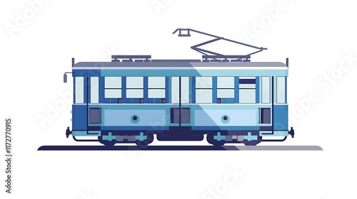 tram icon white background vector image