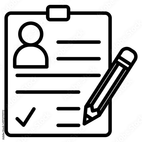 registration single icon