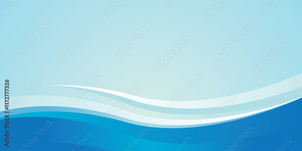 Obraz premium Simple blue abstract background
