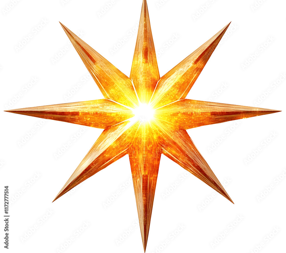 Obraz premium Animated Starburst Emblem