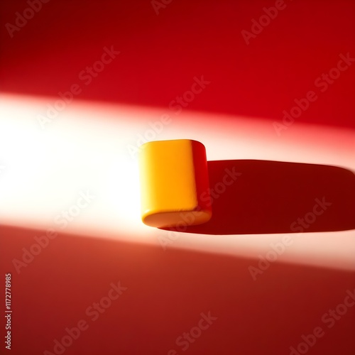 Blank product with sun shine on it on a dark background 