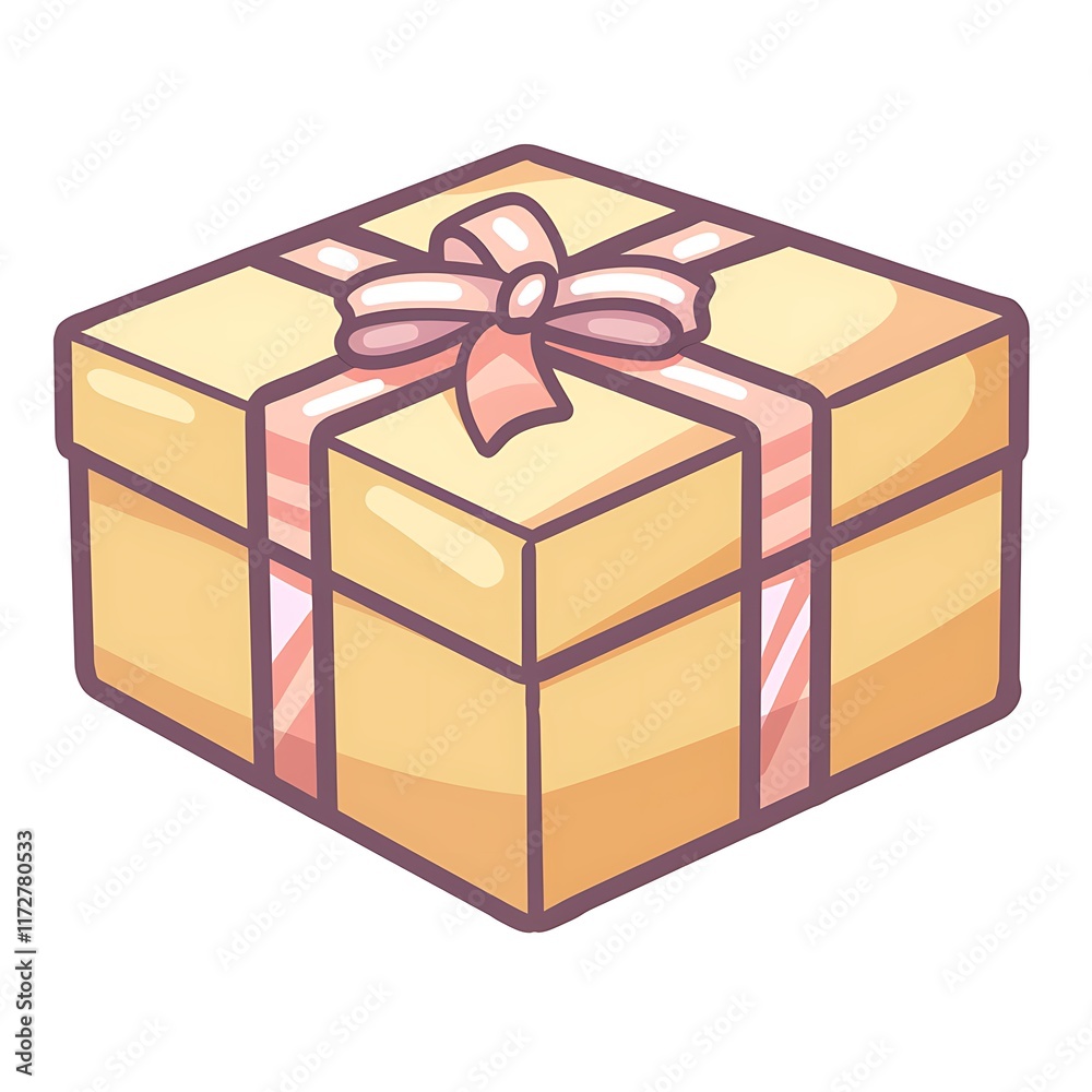 package with ribbon icon for gifting