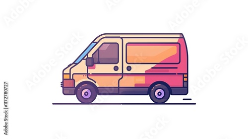 courier van icon for fast delivery