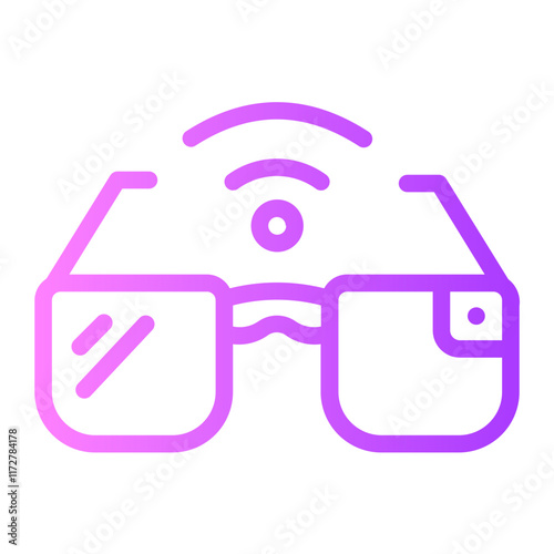 Smart Glasses gradient icon