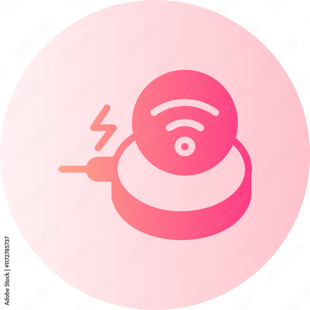 wireless charger gradient icon wireless charger gradient icon