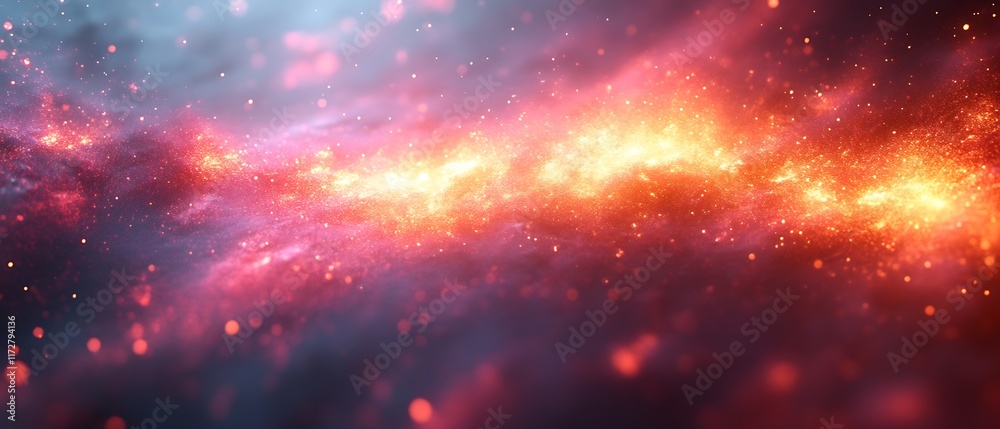 Fiery nebula cosmic dust and gas. Fiery nebula cosmic dust and gas.