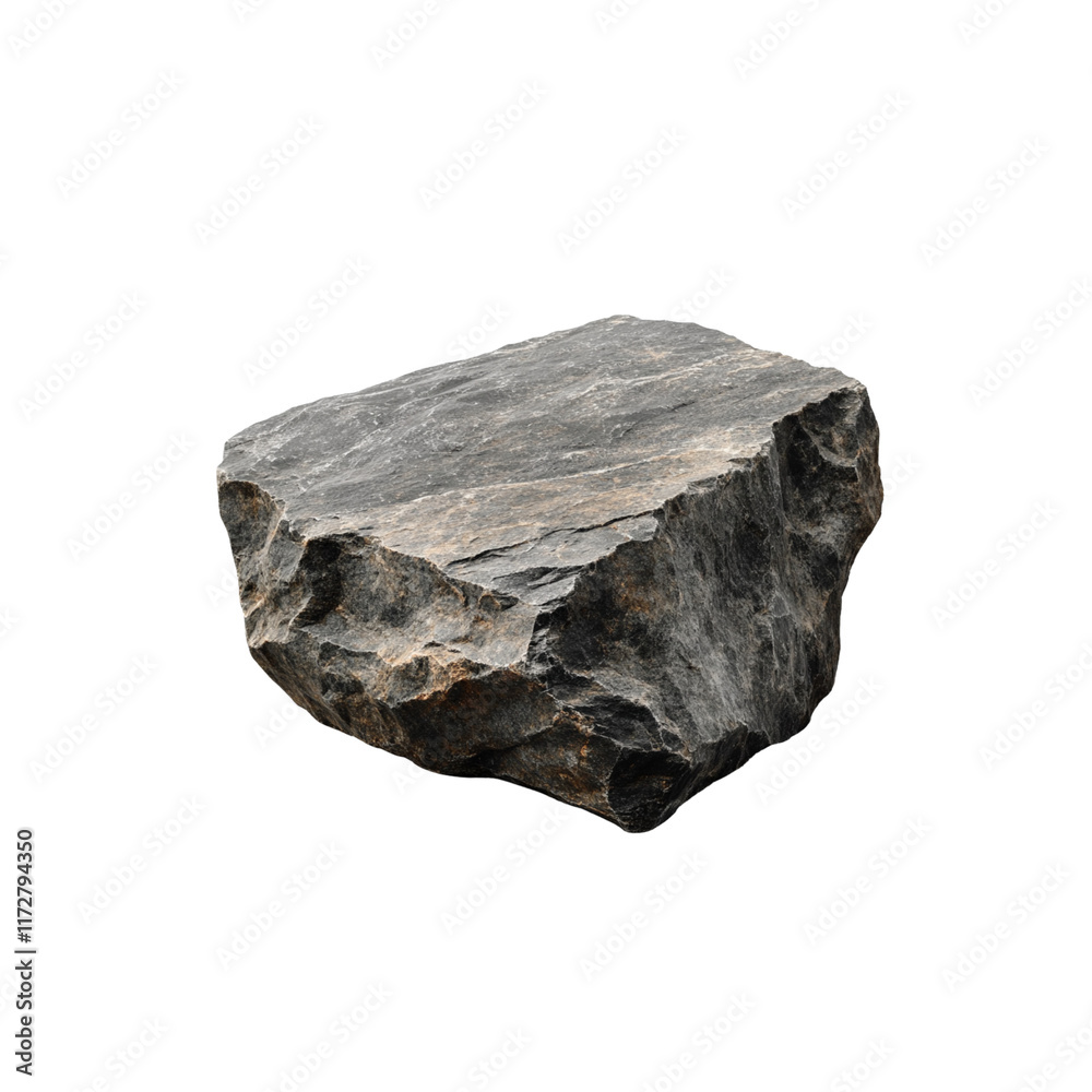 Rough Stone Slab With Natural Texture displaying a rugged appearance, suitable for landscaping or construction. Isolated on transparent background, png. Rough Stone Slab With Natural Texture displaying a rugged appearance, suitable for landscaping or construction. Isolated on transparent background, png.