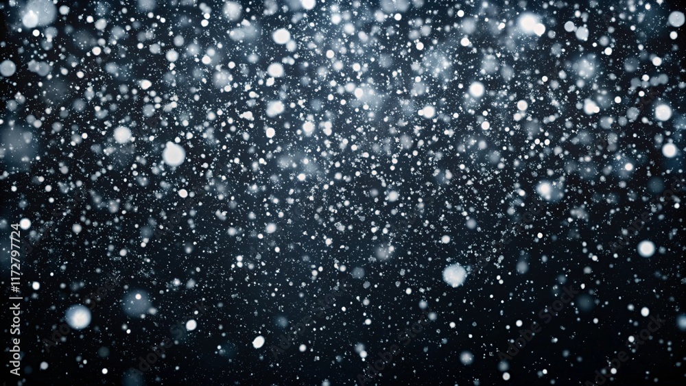 Falling snow isolated on black background
Falling snow isolated on black background
