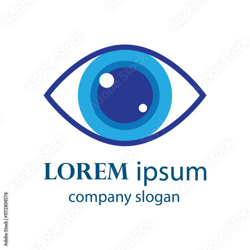 health and eye care logo design