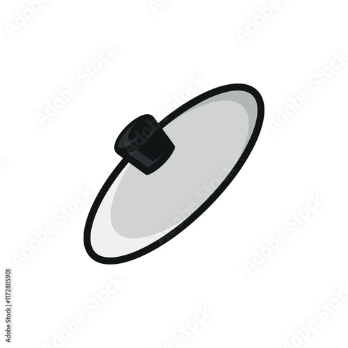 Lid icon with a simple and functional design, perfect for enhancing kitchen, cookware, or household-themed projects