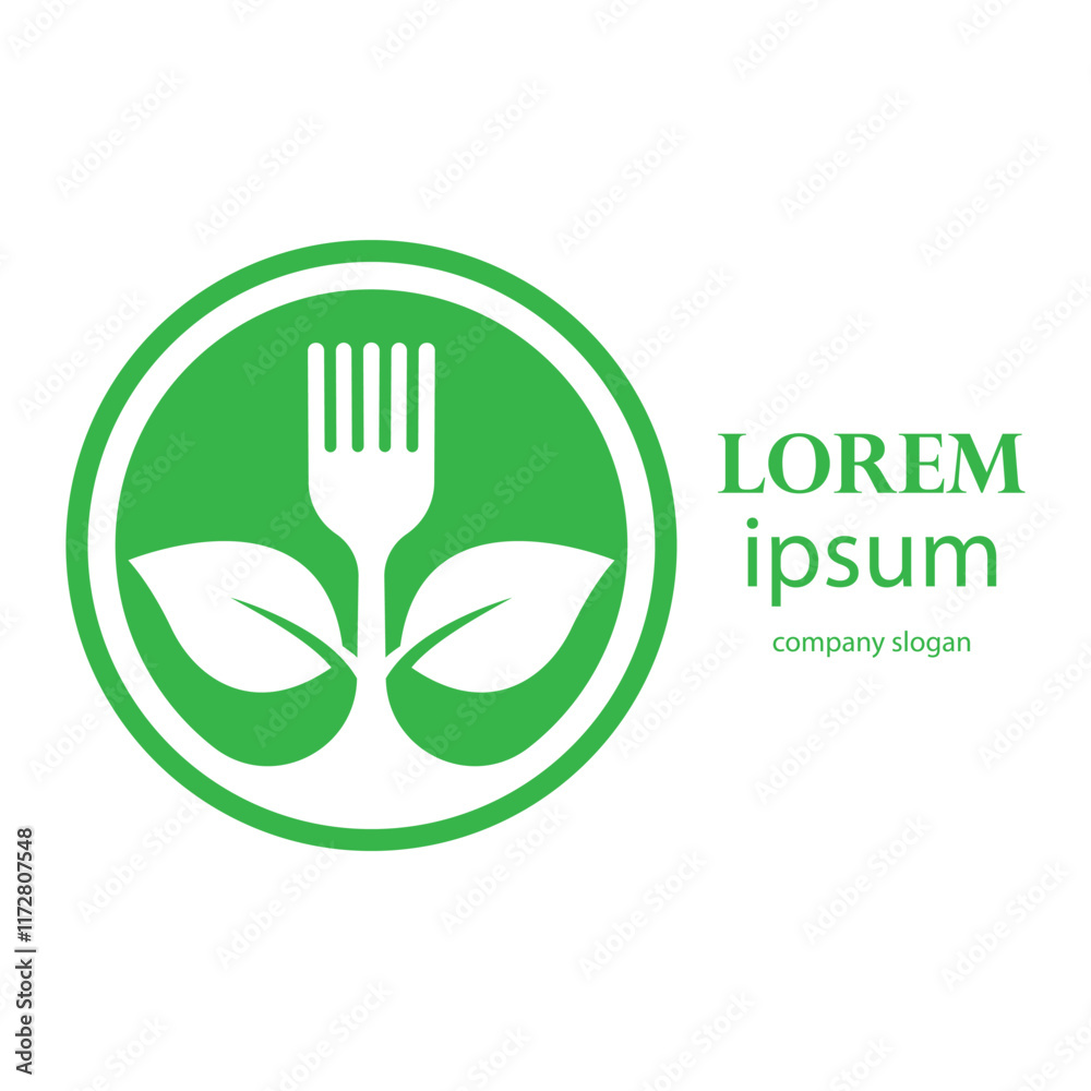 fresh and healthy vegetarian food logo design fresh and healthy vegetarian food logo design