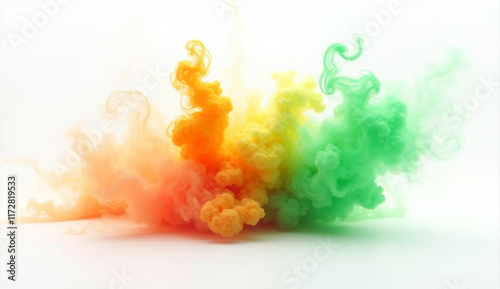 colorful smoke 